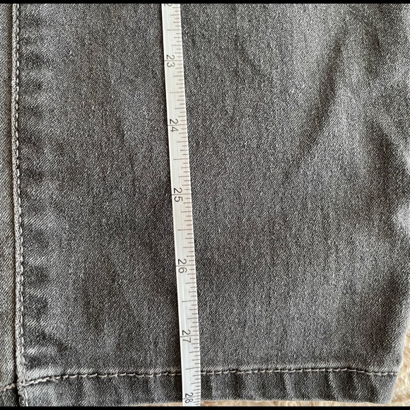 Wild Fable Jeans| Button Front Jeans| Acid Wash Jeans| Dark Denim Jeans - Picture 3 of 6